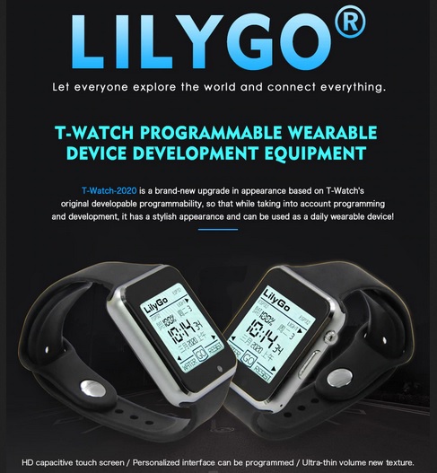 LILYGO TTGO T-Watch 2020 price at very low level in India pic